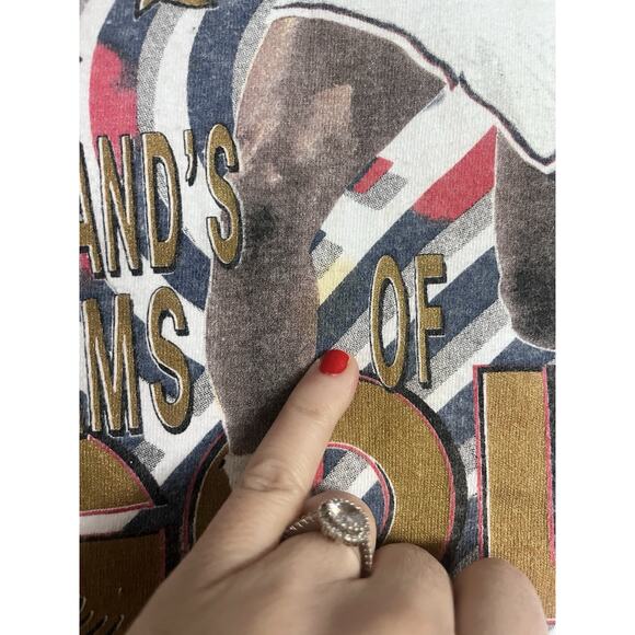 Vintage Clyde Drexler 90s 1992 USA Olympic USA Basketball Dream Team T-Shirt XL - Picture 8 of 14